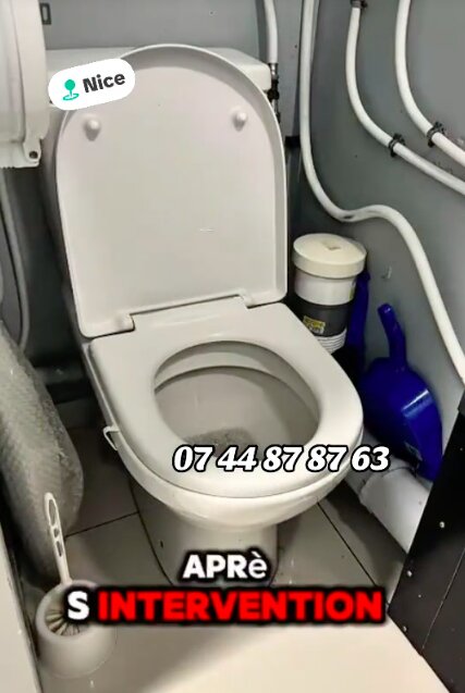 Débouchage WC à Nice - Après