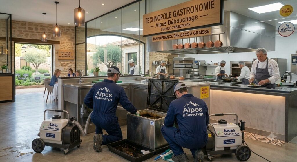 vidange bac à graisse Restaurant à Valbonne — Sophia Antipolis