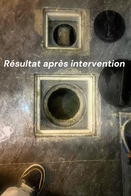 Vidange bac à graisse restaurant italien Vita - Après