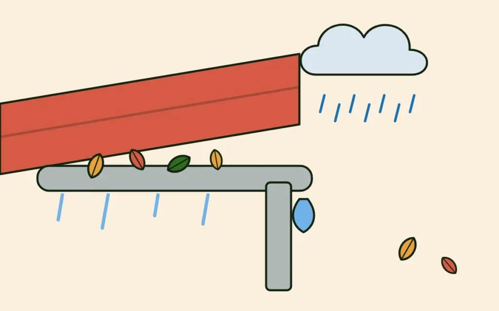 Gouttières bouchées : les risques avant les orages d'automne